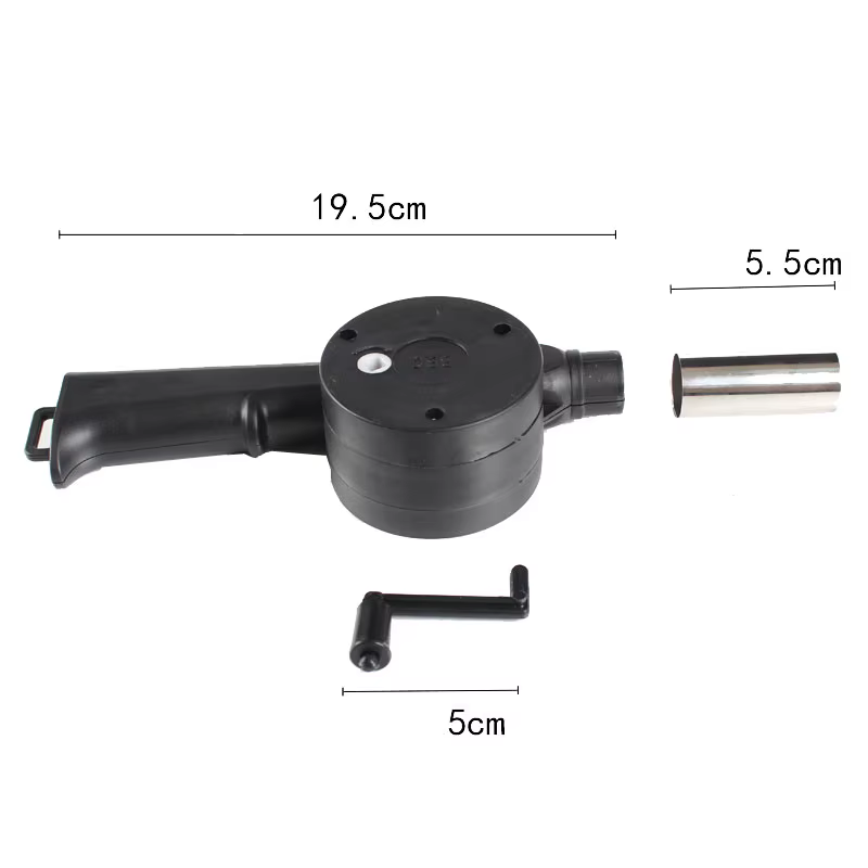 LMETJMA Hand BBQ Fan Outdoor BBQ Fan Air Blower For Barbecue Picnic Manual Grill BBQ Fan Fire Bellows BBQ Tools KC0266 - Image 6